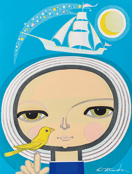 秋田の人々に愛された少女たち。 池田修三の関西初展覧会が開催